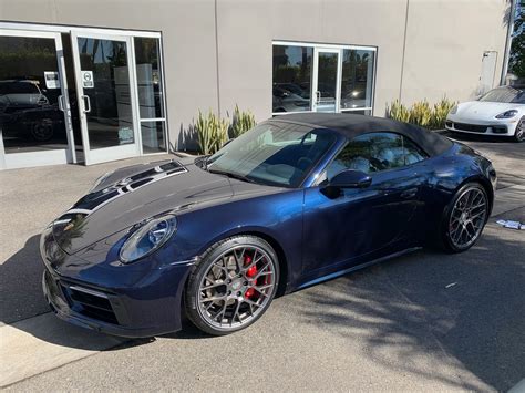 midnight blue Porsche